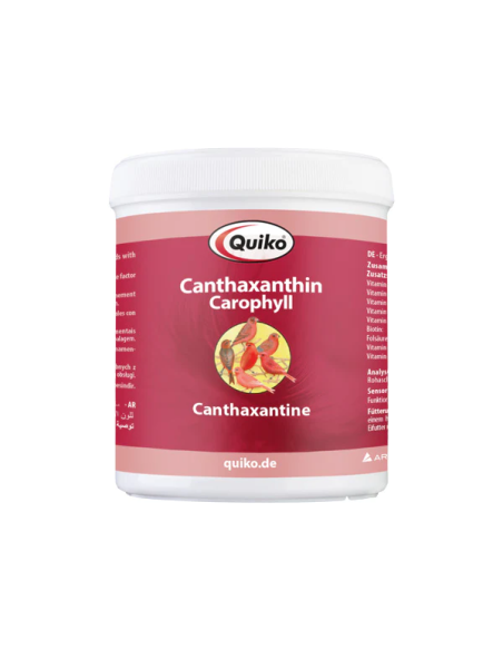 Coloration naturelle pour oiseaux CANTHAXANTHINE QUIKO 100 gr