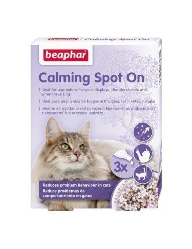 pipetas calmantes para gatos CALMING BEAPHAR 3 X 0.4ml