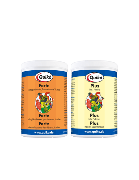 Comprar pack de cría Quiko Forte + Quiko Plus para aves