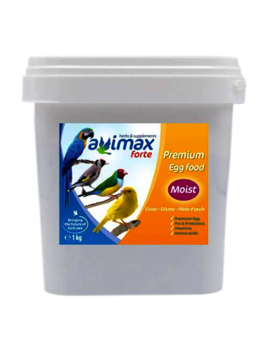 Pâte d’élevage morbide AVIMAX MOIST jaune 1 kg