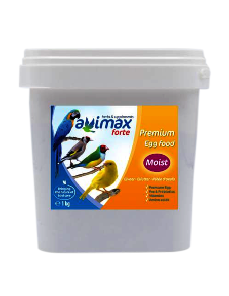 Pâte d’élevage morbide AVIMAX MOIST jaune 1 kg