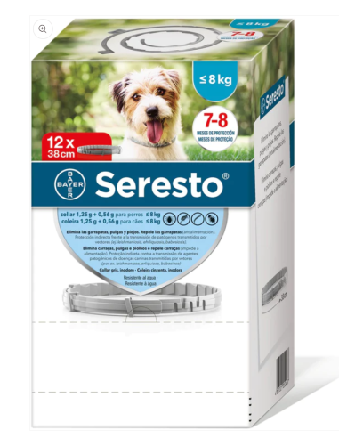 Seresto Antiparasitic Collar -8kg