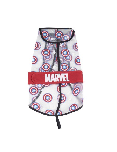 Impermeable ajustable para perros AVENGERS CAPITAN AMERICA talla XS