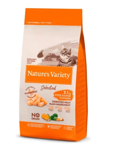 Nature's Variety Selected Esterilizado Gato adulto Pollo