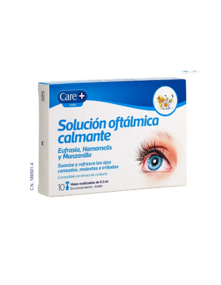 Solucion oftalmica calmante CARE + 10 viales monodosis