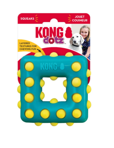 KONG DOTZ SQUARE MORDEDOR PARA PERROS