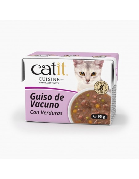 CATIT CUISINE GUISO DE VACUNO CON VEGETALES