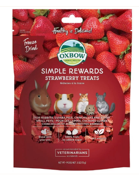 Golosinas de Fresas Oxbow