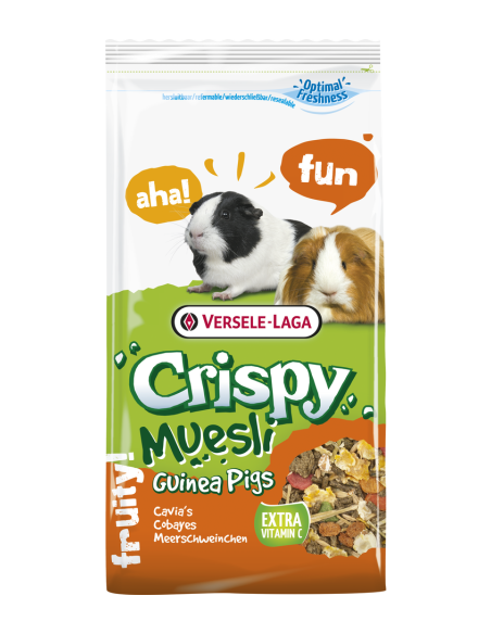 Alimento completo para cobayas CRISPY MUESI GUINEA PIGS 2.75 kg + 400 grs