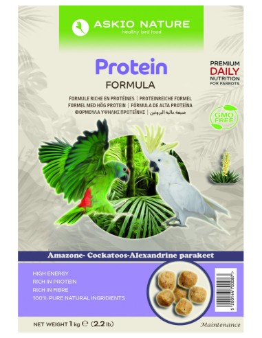 Askio Protein Amazonas y cacatúas 1 kg