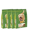 Pack 4 bolsas de  FRISKIES con ave y verduras bolsa 1.5 kg