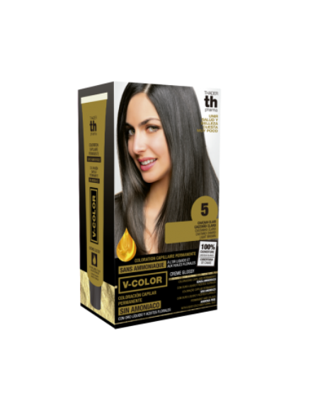 Tinte para el cabello TH PHARMA 5 CASTAÑO CLARO