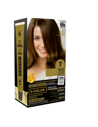 Tinte para el cabello TH PHARMA 7 RUBIO MEDIO