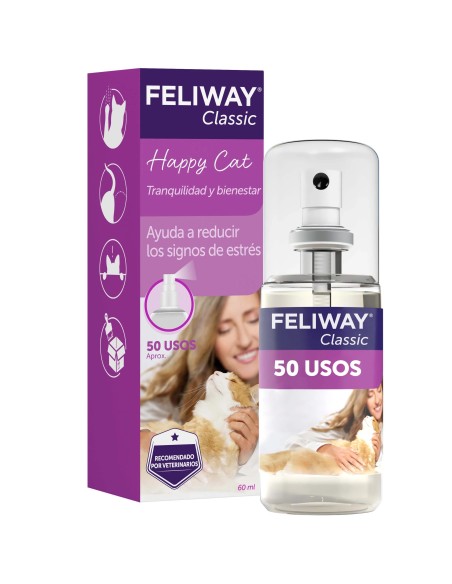 Spray calmante FELIWAY CLASSIC 60 ML para gatos