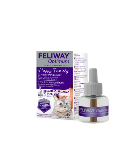 Antiestres para gatos FELIWAY OPTIMUM recambio 48 ml