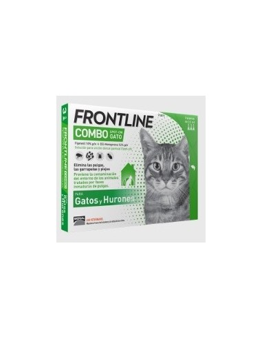 FRONTLINE COMBO GATO 3 PIPETAS