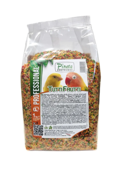 Pasta Tutti Frutti PINETA para aves, 1 kg