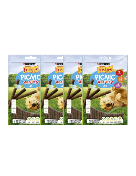 pack 4 FRISKIES PICNIC para perros 126 grs