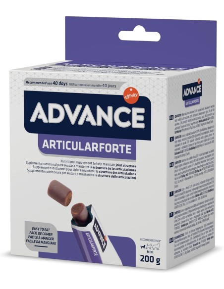 ADVANCE Suplemento nutricional para perros Articularforte- Caja de 20 sobres con 2 partículas de 5gr