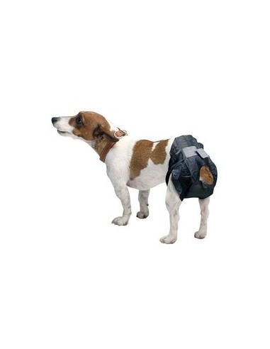 Pañales para perros IBAÑEZ Negro Talla 3, 34-48 cm 12 uds