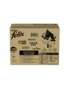 Comida Humeda para Gato PURINA FELIX Surtido Carne 120 x 85g