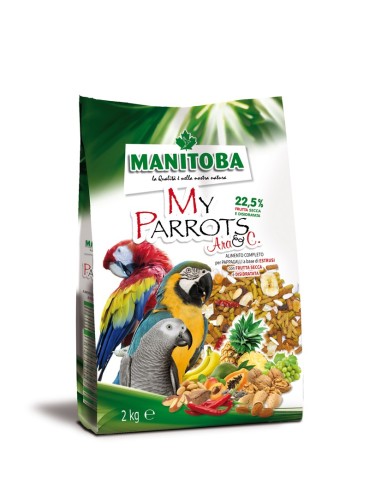 Mixtura MANITOBA para loros MY PARROT ARA&CO 2 kg