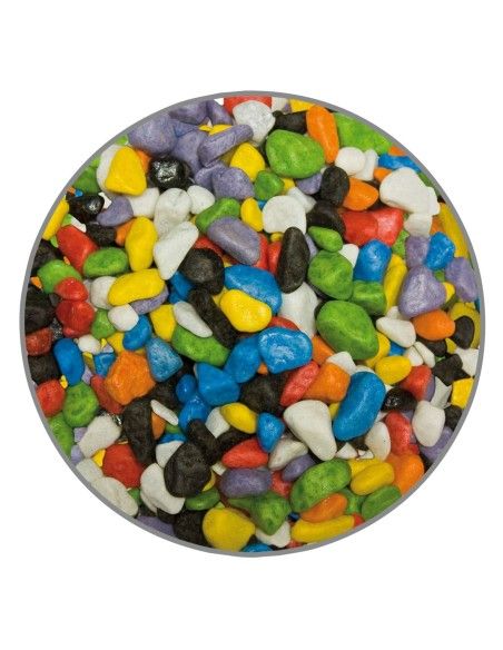 Grava de colores ICA para acuarios 1 kg