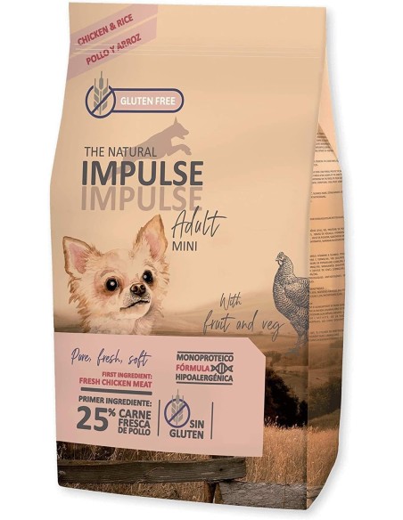 Pienso para perro IMPULSE MINI POLLO 12 kg