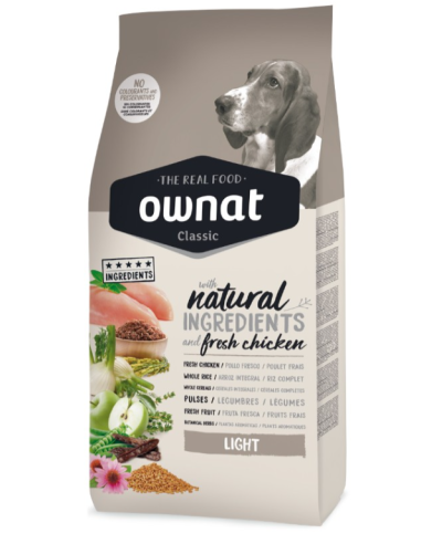 OWNAT Perro CLASSIC LIGHT 4 Kg