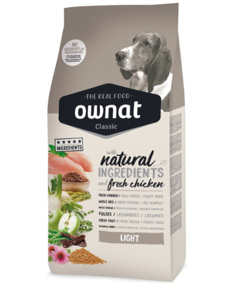 OWNAT CLASSIC LIGHT 20 Kg para perro