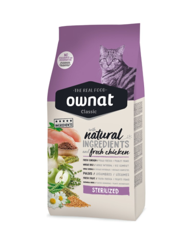 OWNAT Gato CLASSIC STERILIZED 4 kg