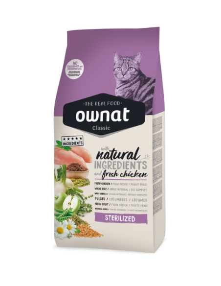 OWNAT Gato CLASSIC STERILIZED 4 kg