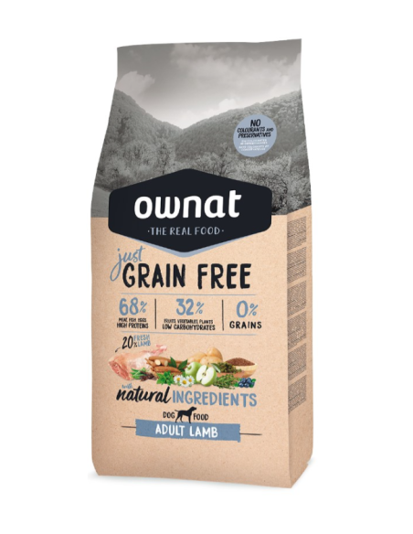 OWNAT GRAIN FREE CORDERO 3 kg