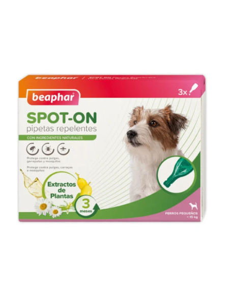 pipetas antiparasitarias perros pequeños BEAPHAR 3 ud x 1 ml