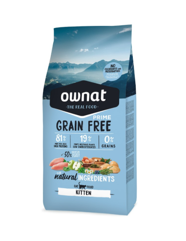 OWNAT Gatito GRAIN FREE PRIME KITTEN 1 kg