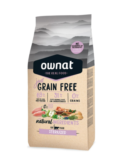 OWNAT JUST GRAIN FREE STERILIZRED 3 kg