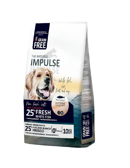 Pienso para Perro IMPULSE Grain Free Pescado Blanco 10kg