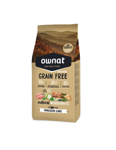 OWNAT Gato GRAIN FREE PRIME HAIR&SKIN 3 kg