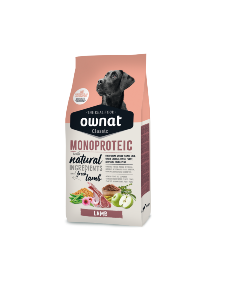 pienso para perro OWNAT CLASSIC MONOPROTÉICO LAMB 4 KG