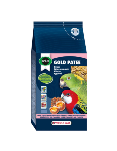 Pasta de cría para loros y psitácidas GOLD PATEE ORLUX VERSELE LAGA 25 kg