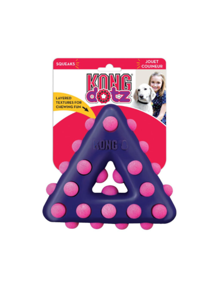 Juguete para perro KONG DOTZ TRIANGLE LARGE