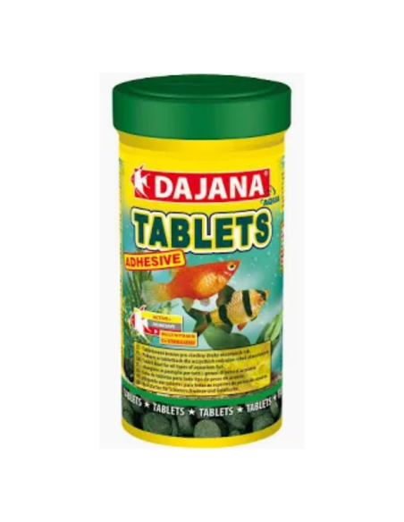 Alimento Tablets Adhesive Dajana 250 ml: Pastillas Adhesivas Nutritivas para Peces - CPA