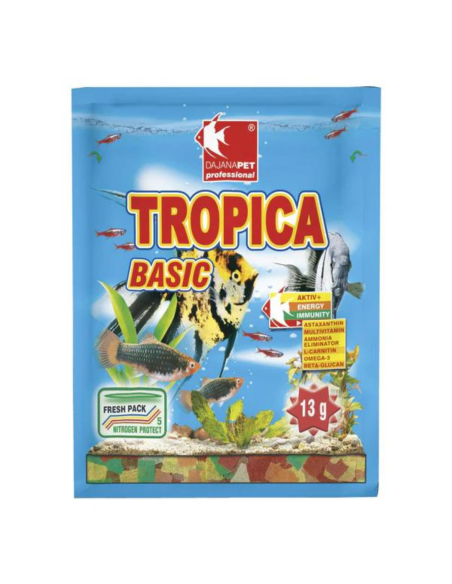 Alimento Tropica Basic Dajana 13 g Sobre Unitario: Nutrición Esencial para Peces Tropicales - CPA