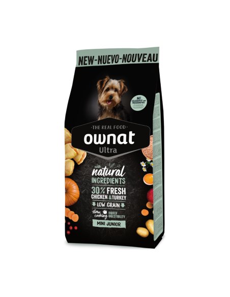 Ownat Ultra Mini Junior - Pienso Completo para Cachorros de Razas Pequeñas 3kg