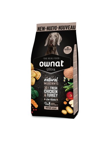 OWNAT Perro ULTRA SUPERPREMIUM MEDIUM ADULT 400 gr