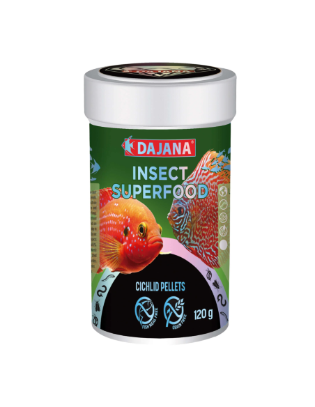 Pellets para Cíclidos Omnívoros Insect Superfood - Dajana 250ml