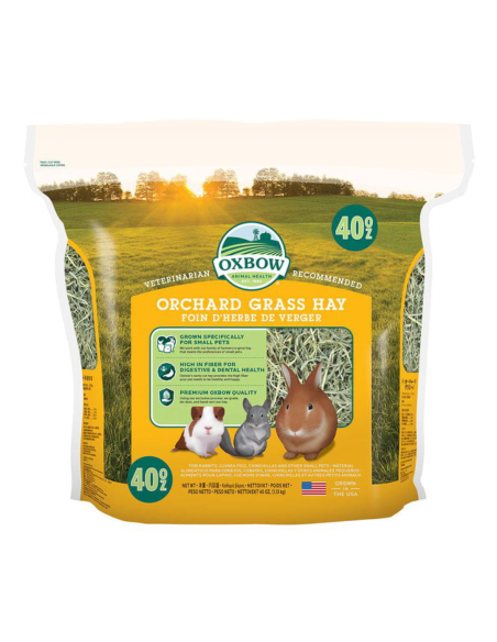 Heno de huerto para roedores - Oxbow Orchard Grass de 425g - CPA