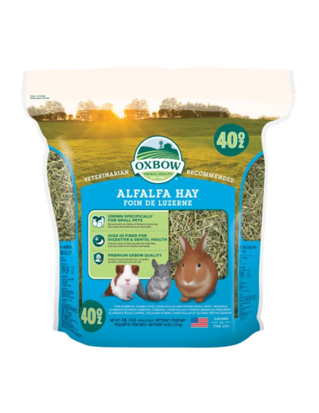 Heno de alfalfa para roedores - Oxbow de 1,13kg - CPA