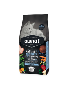 Ownat Ultra Sterilized - Pienso Completo para Gatos Esterilizados