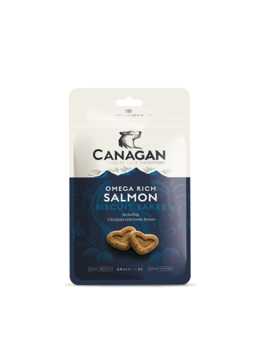 Snacks Naturales para Perro CANAGAN salmón omega 150g